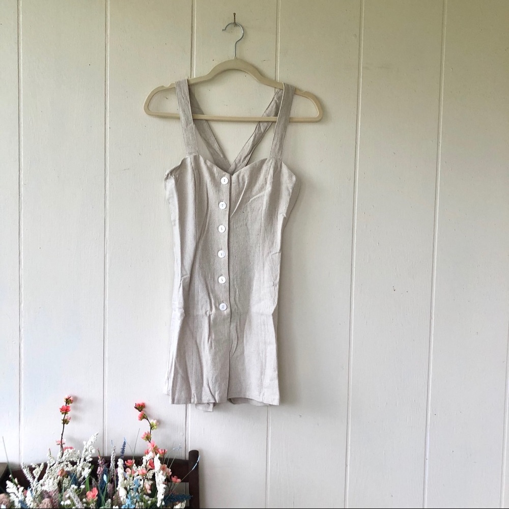 🌻 Summer Sweetheart Oatmeal Romper 🌻